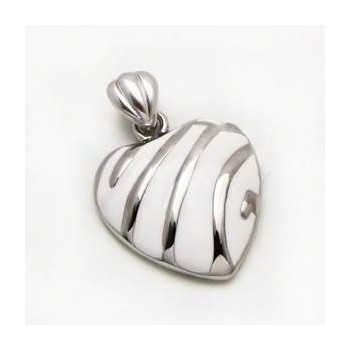 Přívěsek srdíčko-KPR076 (chirurgická ocel)