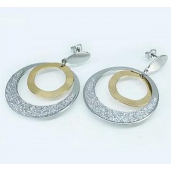 Náušnice kruhy z chirurgické oceli (KNA039)