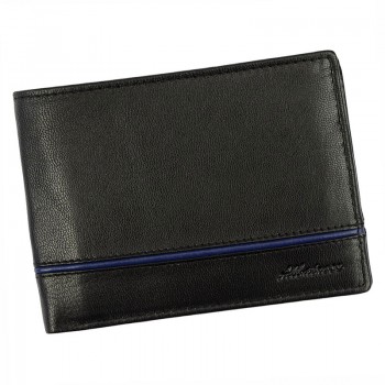 Černá kožená pánská peněženka (GPPN282)