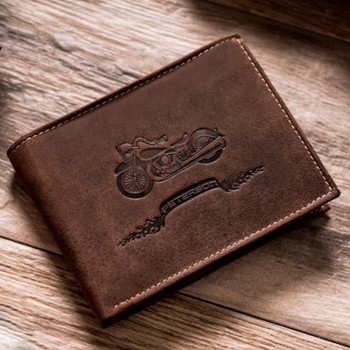 Pánská kožená peněženka s motorkou (GPPN359)
