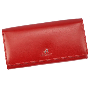 Dámská červená kožená peněženka (GDPN329)