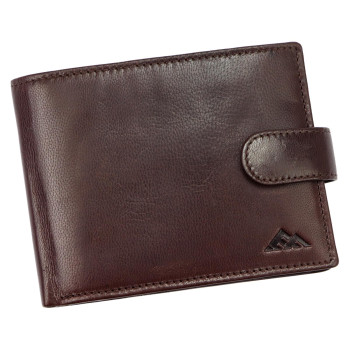 Kvalitní kožená hnědá pánská peněženka (GPPN378)