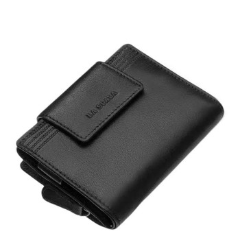 Černa dámská kožená peněženka (GDPN351)