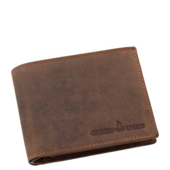 Hnědá pánská kožená peněženka (GPPN405)