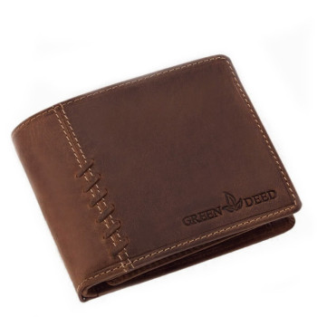 Hnědá pánská kožená peněženka (GPPN419)