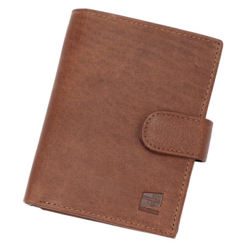Kvalitní kožená pánská peněženka s přezkou (GPPN427)