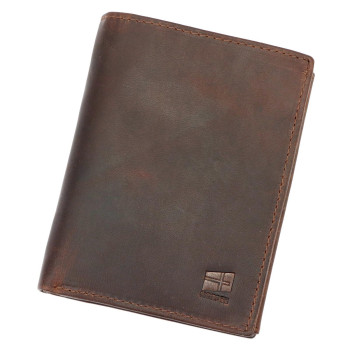 Kvalitní kožená pánská peněženka na výšku (GPPN432)