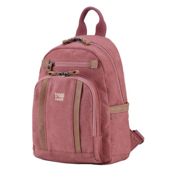 Značkový malý městský batoh cihlovo růžový (GTB807)