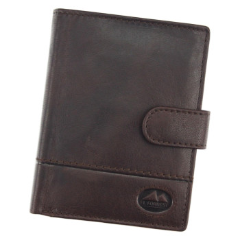 Luxusní hnědá pánská peněženka s přeskou (GPPN520)