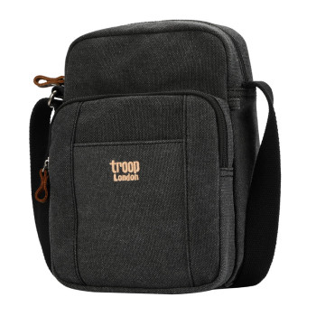 Menší značková taška přes rameno černá (GT547)