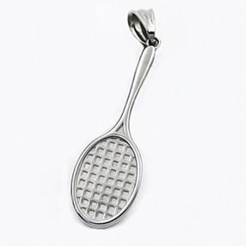 Přívěsek tenisová raketa z chirurgické oceli (KPR107)