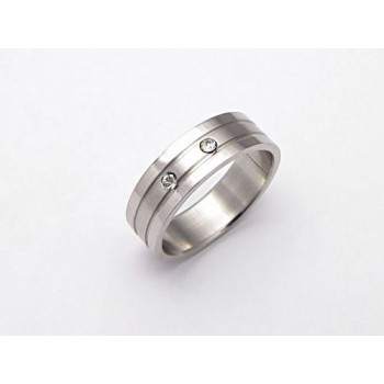 Dámský prsten z chirurgické oceli (KPZ2)