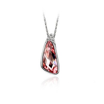 Růžový přívěsek Swarovski elements (KPSW010)