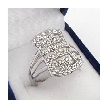 Stříbrný prsten KPS014