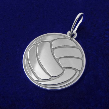 Stříbrný přívěsek volejbalový míč (KPRS164)