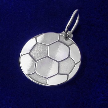 Přívěsek fotbalový míč ze stříbra (KPRS147)