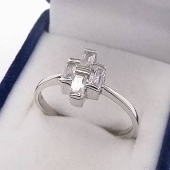 Stříbrný prsten KPS091