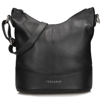 Italská kožená crossbody kabelka Rita - černá GK127