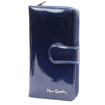 Luxusni kožená dámská peněženka Pierre Cardin modrá (GDPN436)