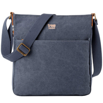 Velká značková crossbody taška - modrá (GT549)