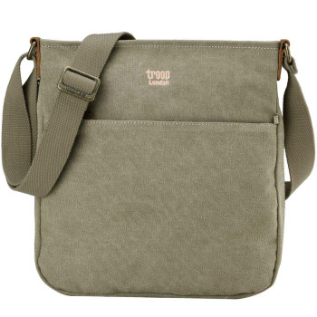 Velká značková taška crossbody - zelená (GT550)